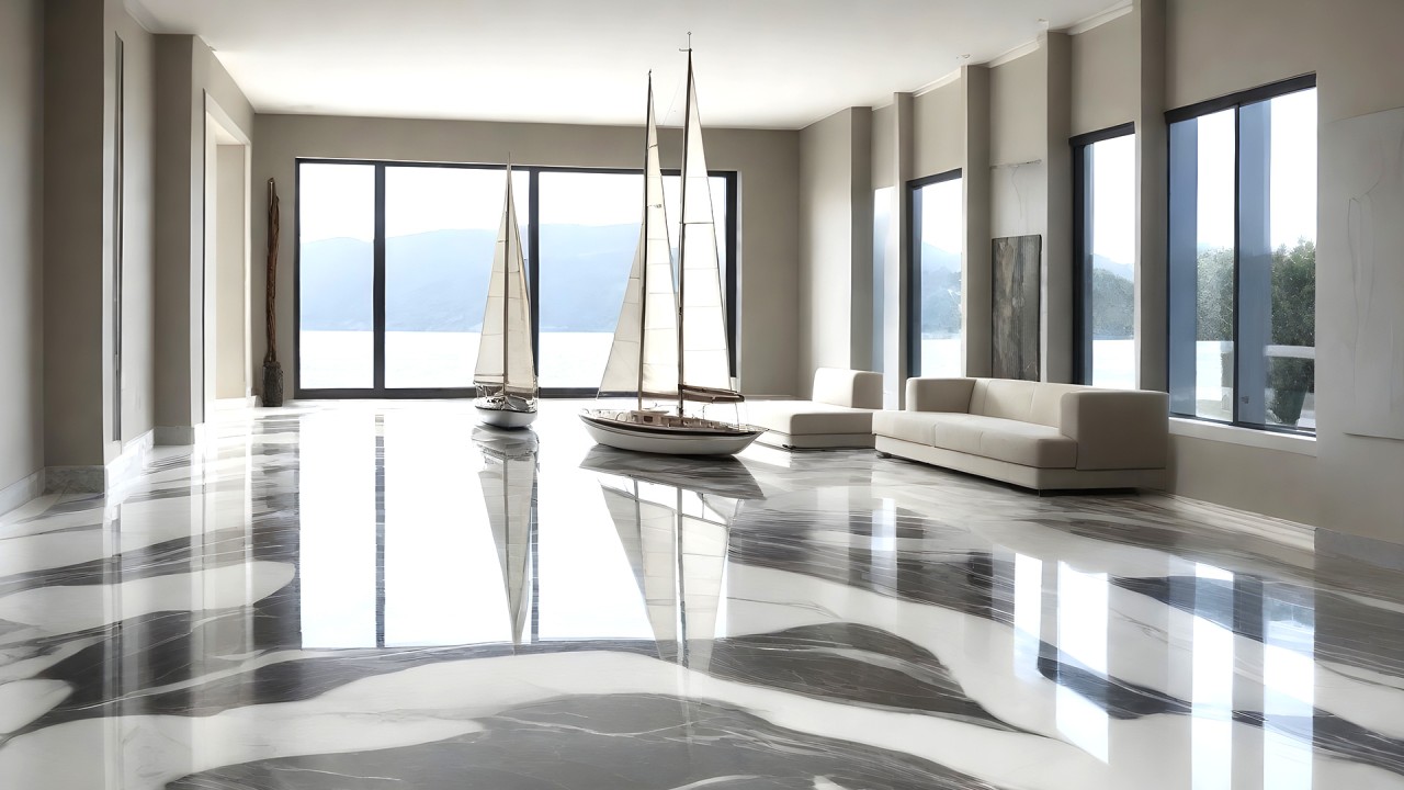 Professional marble cleaning service using pH-neutral stone-safe products in UAE
